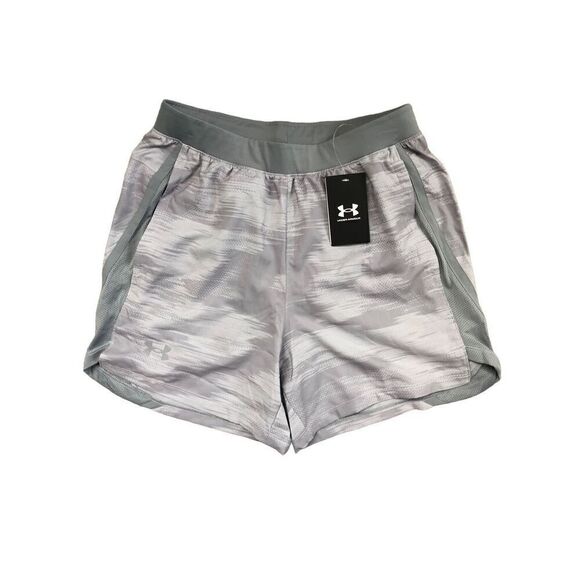 Under Armour Launch 5in Printed Shorts Grey  Men's Size Medium - Picture 1 of 6